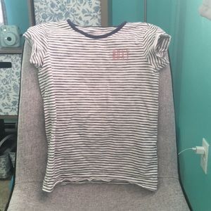 Roxy blue striped tshirt